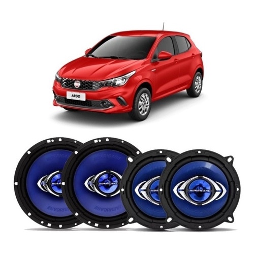 Kit Falante Hurricane Para Portas 6 + 5 Polegadas Fiat Argo