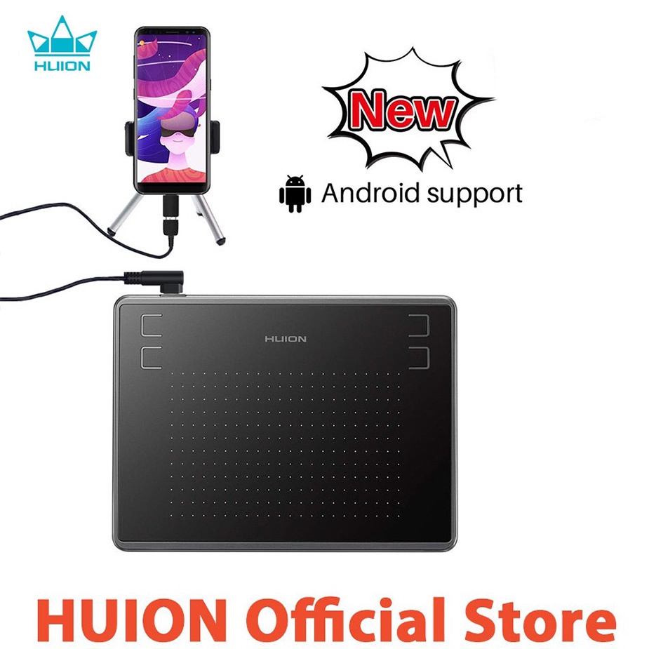 Mesa Digitalizadora android, Huion, H430P, Tablets de Design Gráfico, Black Mesa Digitalizadora android, Huion, H430P, Tablets de Design Gráfico, Black