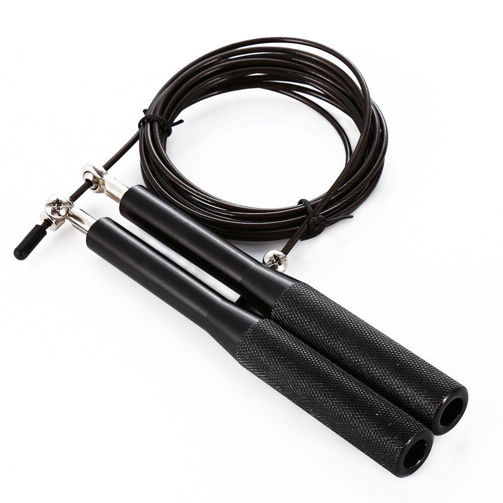 Corda Profissional Cross Speed Rope Aluminio 2 Rolamentos Double Under Preta – Odin Fit Corda Profissional Cross Speed Rope Aluminio 2 Rolamentos Double Under Preta – Odin Fit