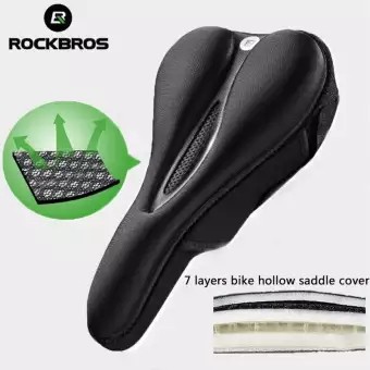 Capa RockBros De Almofada De Sela De Bicicleta Silicone Espessada Capa RockBros De Almofada De Sela De Bicicleta Silicone Espessada