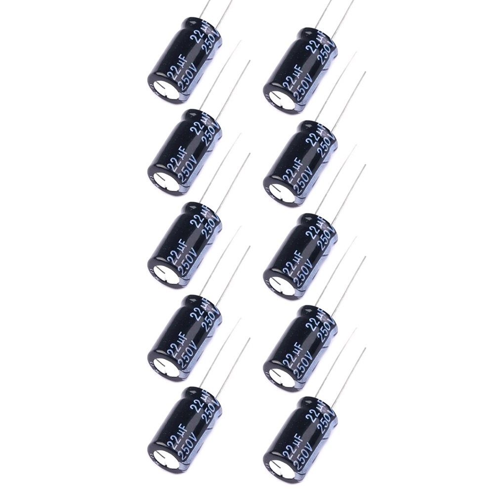 Capacitor 22uf 250V Eletrolitico 105°C Para Corneta Driver De Carro Capacitor 22uf 250V Eletrolitico 105°C Para Corneta Driver De Carro