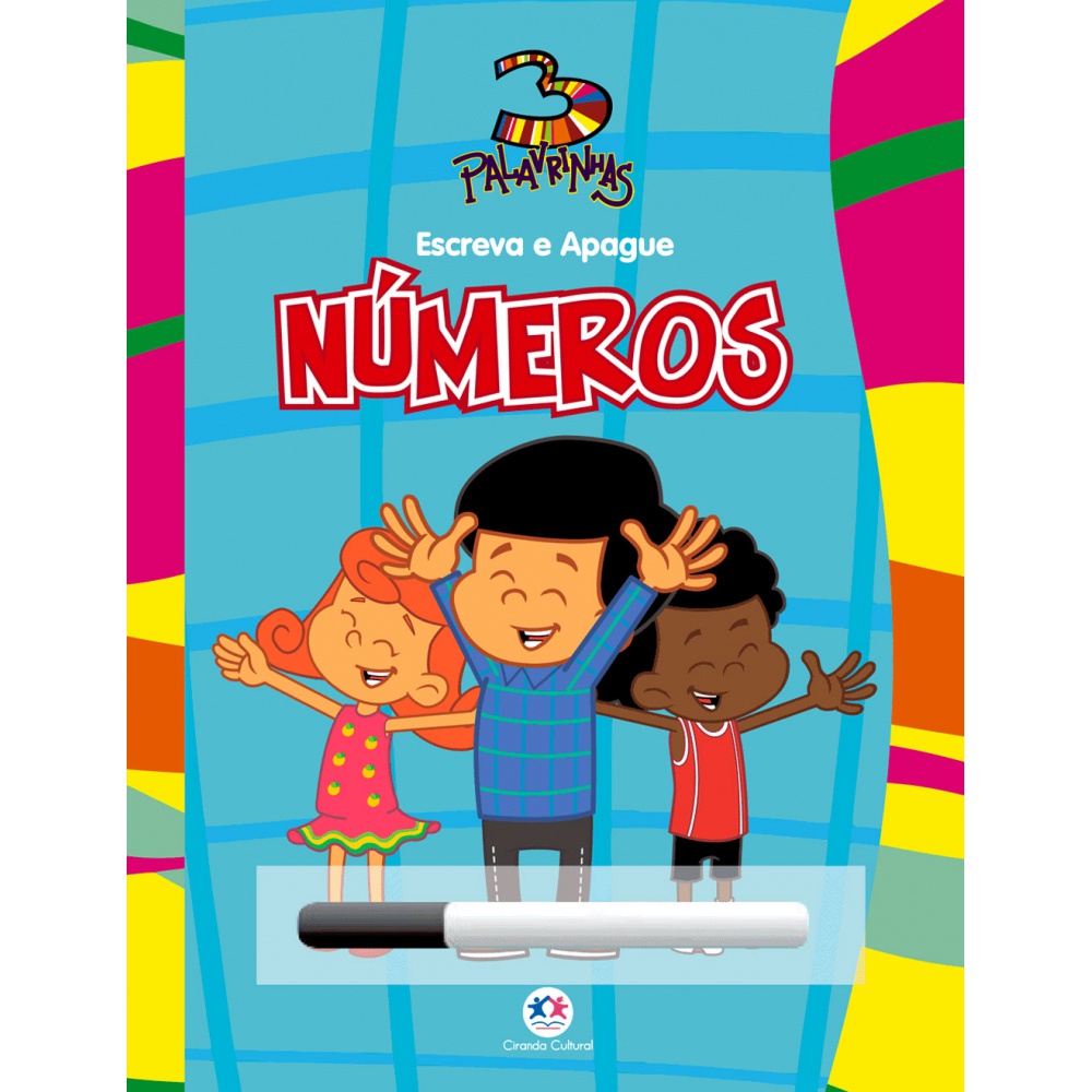 Livro – 3 Palavrinhas: Números – Ciranda Cultural Livro – 3 Palavrinhas: Números – Ciranda Cultural