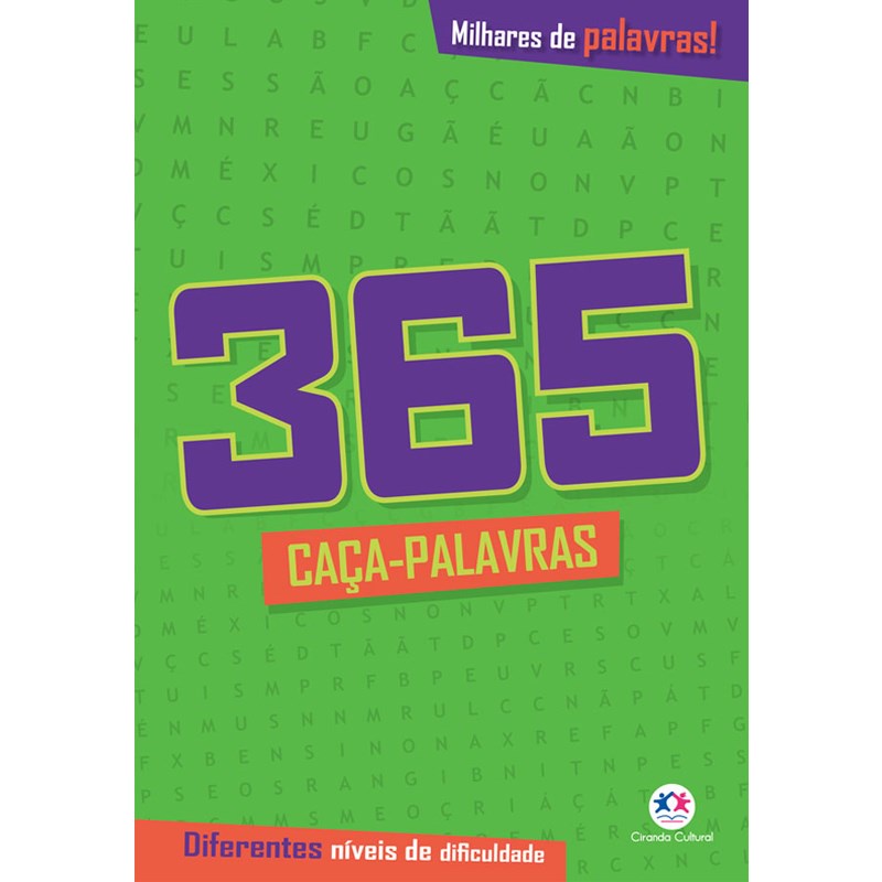 365 Caça Palavras I Brochura 365 Caça Palavras I Brochura