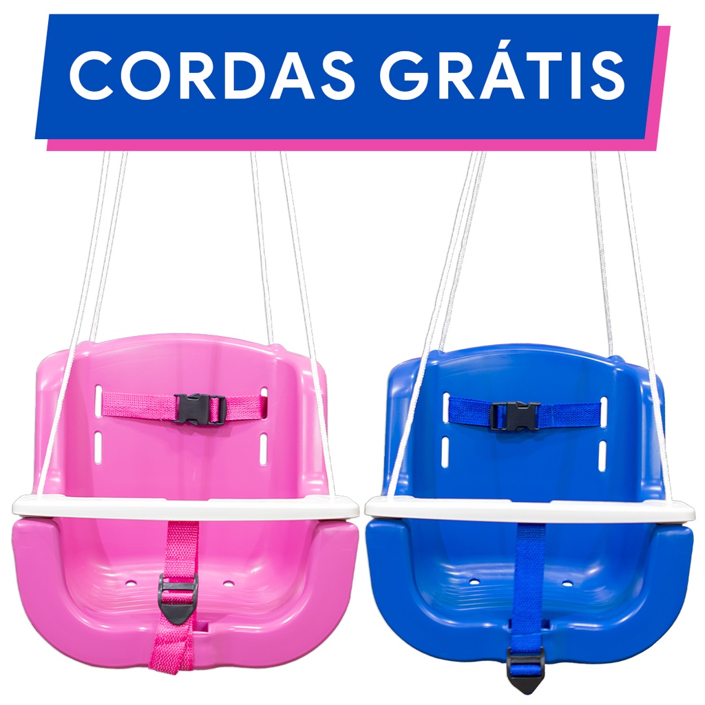 Balanço Infantil Plastico Menino Menina Barato Azul Rosa para Bebes/Criança Balanço Infantil Plastico Menino Menina Barato Azul Rosa para Bebes/Criança