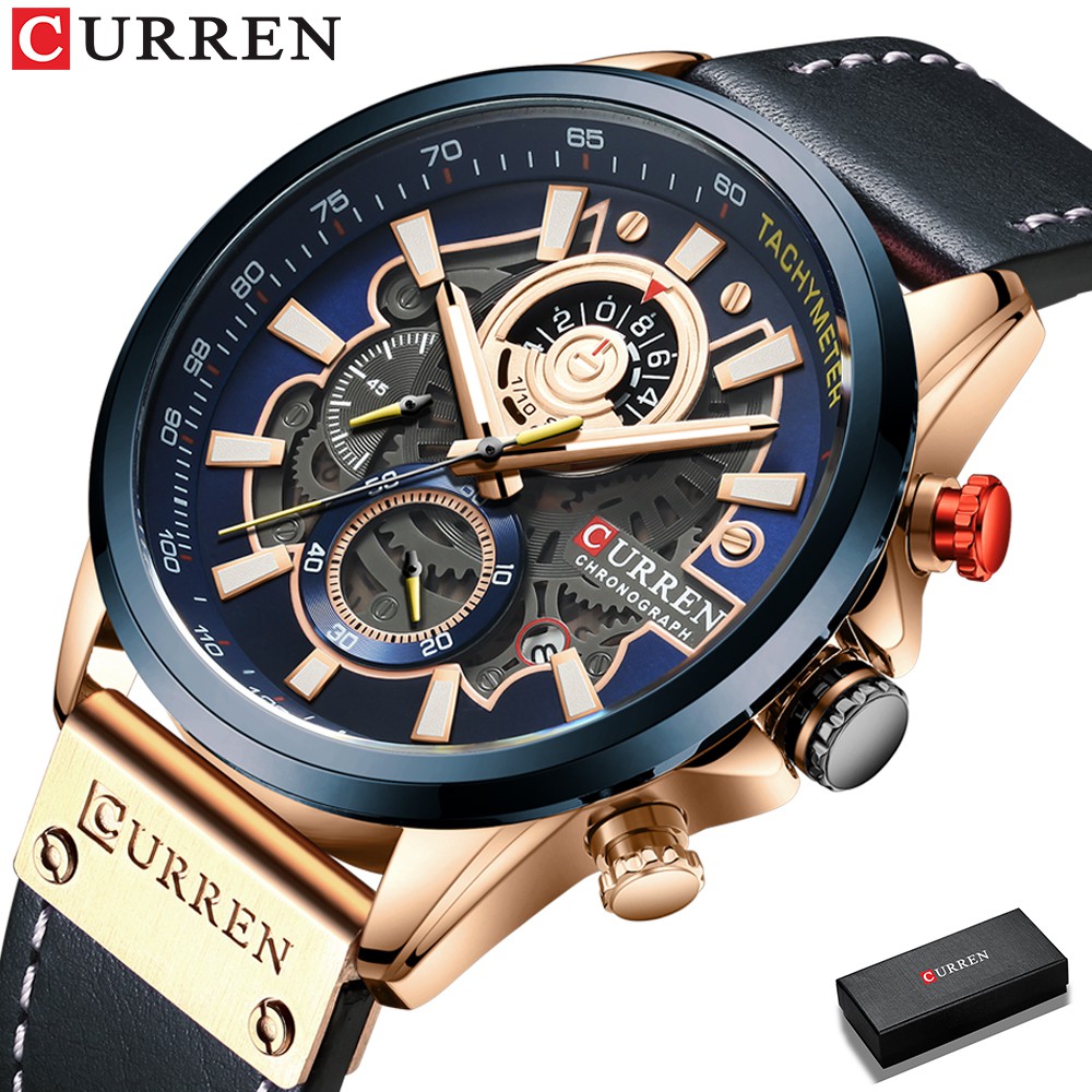 CURREN Relógio De Pulso Masculino Esportivo De Quartzo À Prova D’água 8380 L CURREN Relógio De Pulso Masculino Esportivo De Quartzo À Prova D’água 8380 L