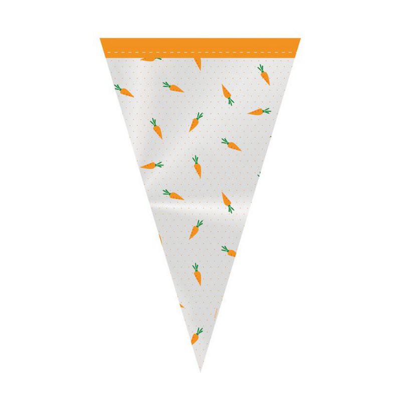 Cone Festa Hora da Cenoura – 18x30cm – 50 unidades – Cromus – Rizzo Cone Festa Hora da Cenoura – 18x30cm – 50 unidades – Cromus – Rizzo