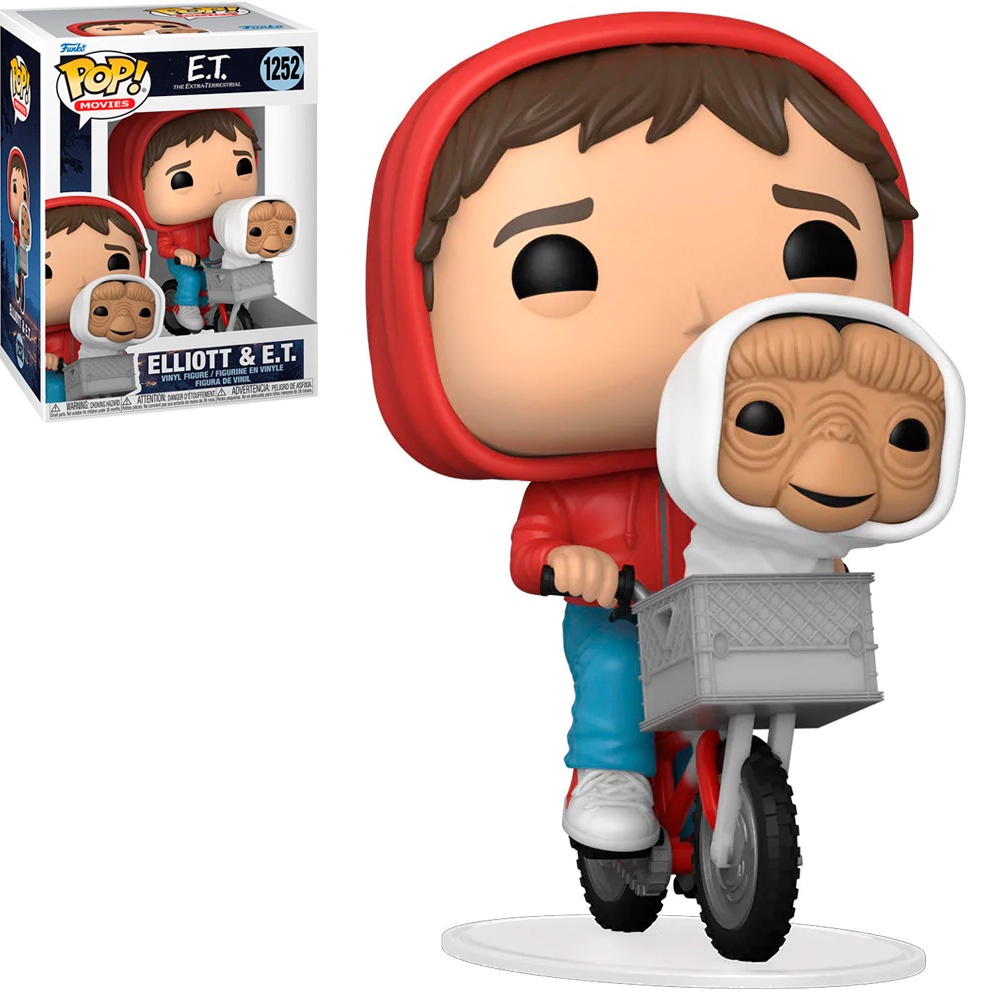 FUNKO POP E.T. 40TH – ELLIOTT & E.T W/BIKE 1252 NOVO ORIGINAL FUNKO POP E.T. 40TH – ELLIOTT & E.T W/BIKE 1252 NOVO ORIGINAL