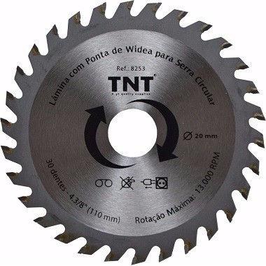 Lamina De Serra Circular P/madeira 110mm C/12, 24 ou 30 Dentes P/serra mármore e Esmerilhadeira Lamina De Serra Circular P/madeira 110mm C/12, 24 ou 30 Dentes P/serra mármore e Esmerilhadeira