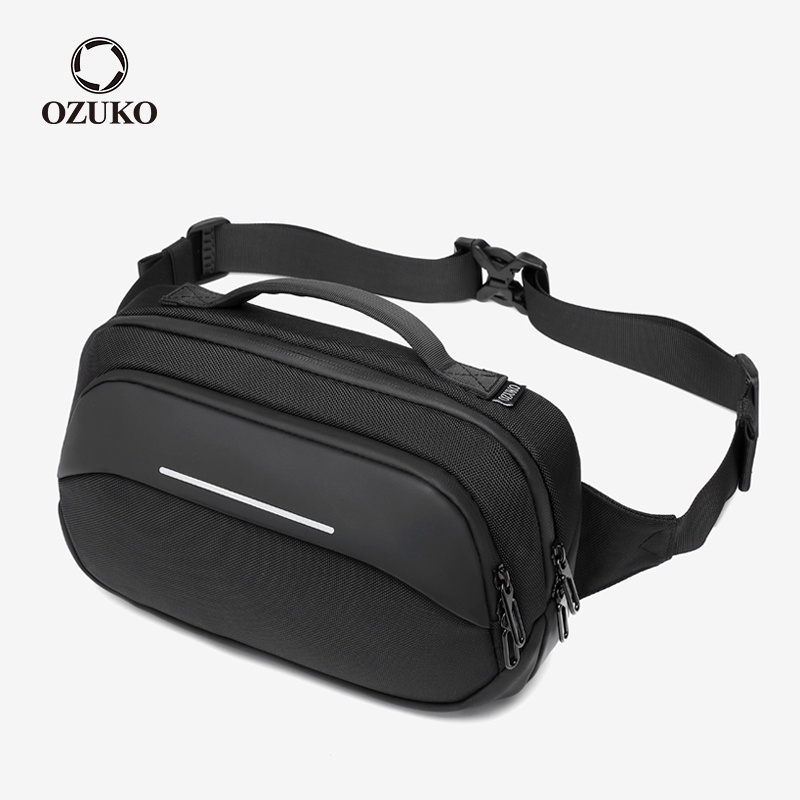 OZUKO Homens Oxford À Prova D’água Sacos De Cintura Leves OZUKO Homens Oxford À Prova D’água Sacos De Cintura Leves