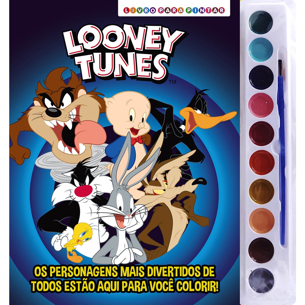 Looney Tunes Livro para Pintar com Aquarela Looney Tunes Livro para Pintar com Aquarela
