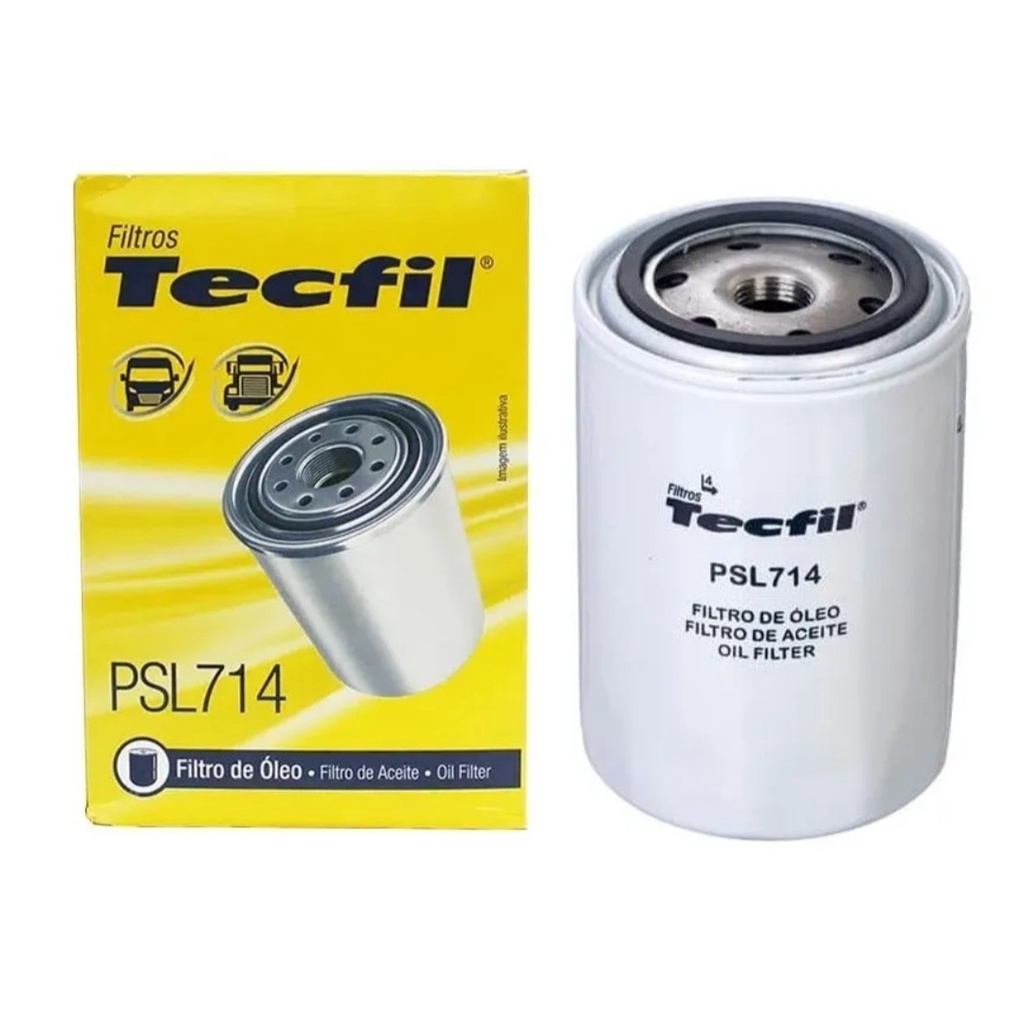FILTRO DE ÓLEO TECFIL PSL714 RANGER, FRONTIER, HILUX, BRONCO, EXPLORER, F100, TERRANO, BANDEIRANTE, CRESSIDA FILTRO DE ÓLEO TECFIL PSL714 RANGER, FRONTIER, HILUX, BRONCO, EXPLORER, F100, TERRANO, BANDEIRANTE, CRESSIDA