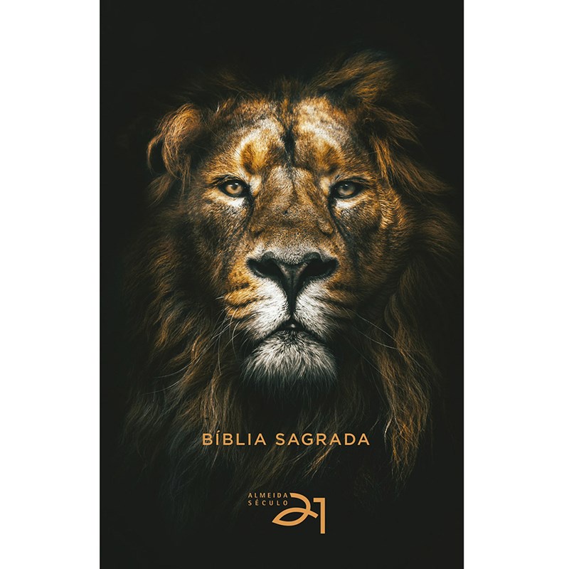 Bíblia Almeida Século 21 | A21 | Letra Média| Capa Dura | Leão de Judá Bíblia Almeida Século 21 | A21 | Letra Média| Capa Dura | Leão de Judá