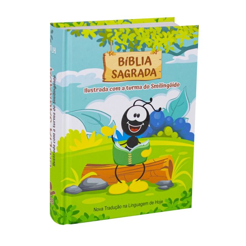 Bíblia Sagrada Ilustrada com a turma do Smilingüido | NTLH | Média Capa Dura Bíblia Sagrada Ilustrada com a turma do Smilingüido | NTLH | Média Capa Dura