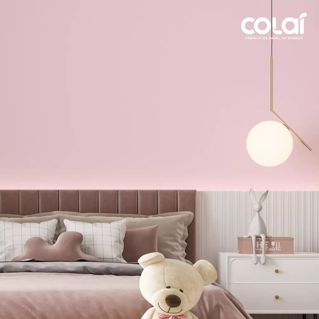 Papel De Parede Adesivo Lavável Rosa Claro 3M Liso Auto Colante para Sala Quarto Área Externa Menino Papel De Parede Adesivo Lavável Rosa Claro 3M Liso Auto Colante para Sala Quarto Área Externa Menino