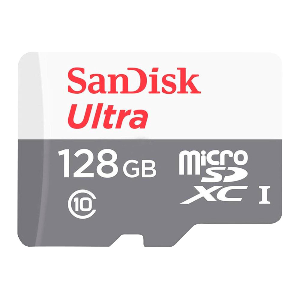 Cartão de Memória Micro SDXC Sandisk 128GB Ultra 100MBs Cartão de Memória Micro SDXC Sandisk 128GB Ultra 100MBs