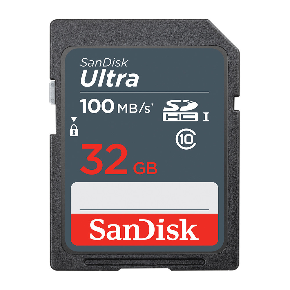 Cartão de Memória Sandisk 32GB Cartão Sd Ultra 100MBs Cartão de Memória Sandisk 32GB Cartão Sd Ultra 100MBs