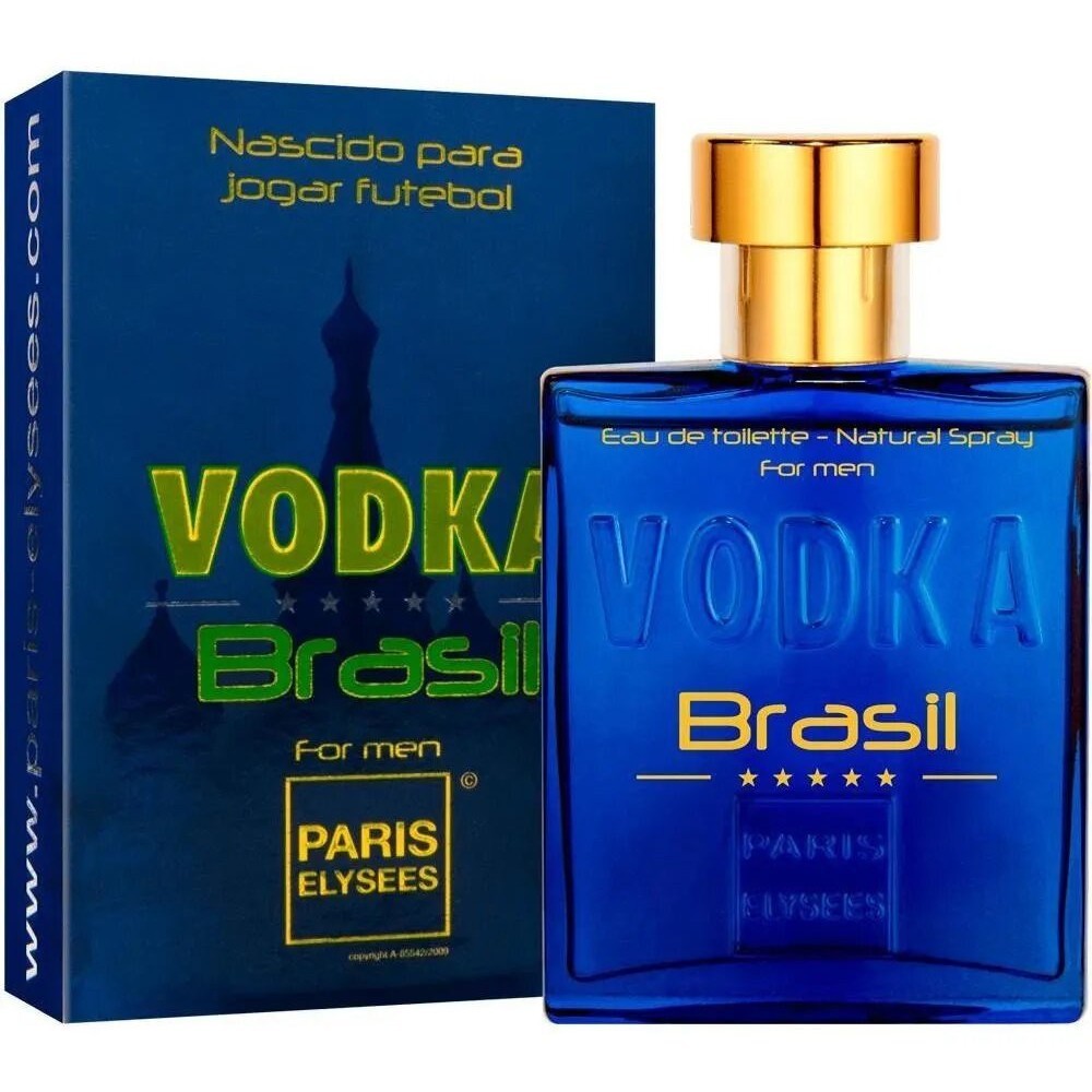 Perfume Vodka Brasil Azul 100ml Paris Elysees Perfume Vodka Brasil Azul 100ml Paris Elysees