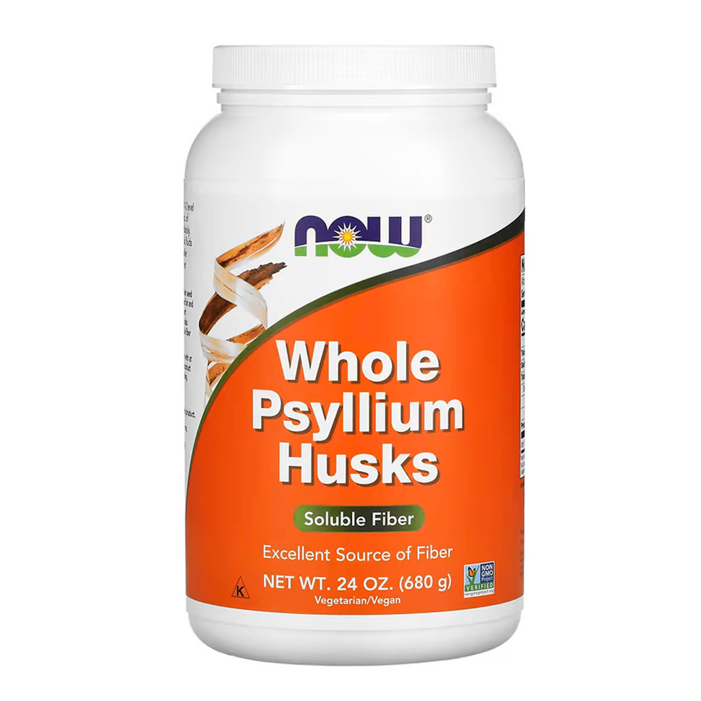Cascas de Psyllium Inteiras Now Foods 608g Importado Cascas de Psyllium Inteiras Now Foods 608g Importado