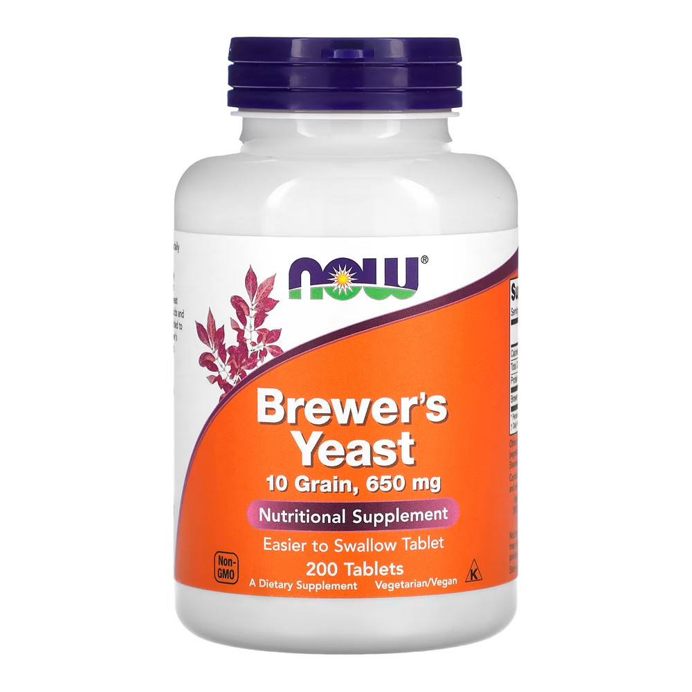 Levedura de Cerveja 650mg Now Foods 200 Tabs Importado Levedura de Cerveja 650mg Now Foods 200 Tabs Importado