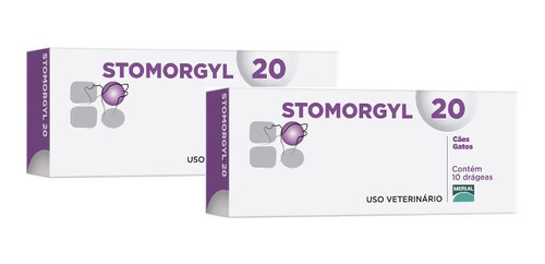 Kit 2 Stomorgyl 20 Boehringer Ingelheim para Cães e Gatos – 10 Comprimidos Kit 2 Stomorgyl 20 Boehringer Ingelheim para Cães e Gatos – 10 Comprimidos