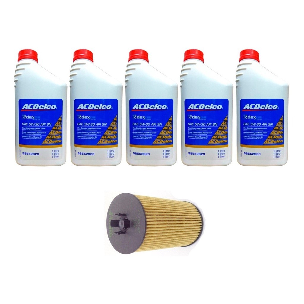Kit Troca Óleo Acdelco 5w30 Cruze Sport 6 1.8 Ecotec 12/16 Kit Troca Óleo Acdelco 5w30 Cruze Sport 6 1.8 Ecotec 12/16