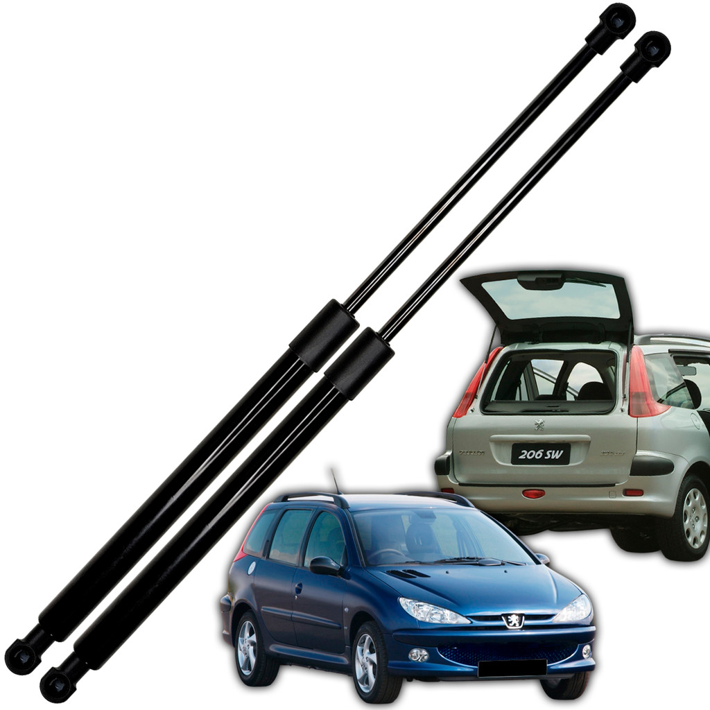 Par Amortecedor Tampa Vidro Traseiro Peugeot 206 Sw 05 A 09 Par Amortecedor Tampa Vidro Traseiro Peugeot 206 Sw 05 A 09
