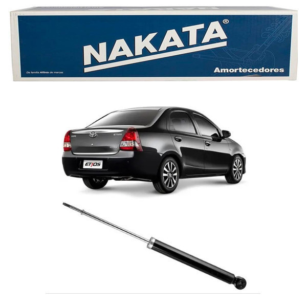 Amortecedor Traseiro Etios 2012 a 2020 Nakata HG41268 Amortecedor Traseiro Etios 2012 a 2020 Nakata HG41268