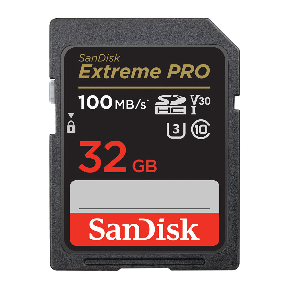 Cartão de Memória Sandisk 32gb Extreme Pro 100Mbs Uhs-I c10 Cartão de Memória Sandisk 32gb Extreme Pro 100Mbs Uhs-I c10