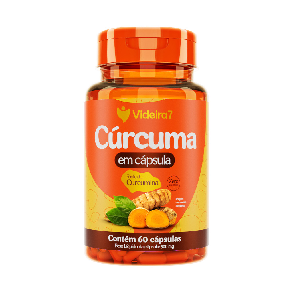 Cúrcuma Longa Pura Açafrão 500mg – 60 CÁPSULAS Cúrcuma Longa Pura Açafrão 500mg – 60 CÁPSULAS