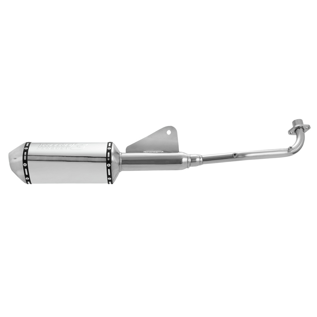 Escapamento Escape Moto Pro Tork Mini 3 Stamp Honda Pop 100 2007 Até 2015 Com Ponteira Escapamento Escape Moto Pro Tork Mini 3 Stamp Honda Pop 100 2007 Até 2015 Com Ponteira