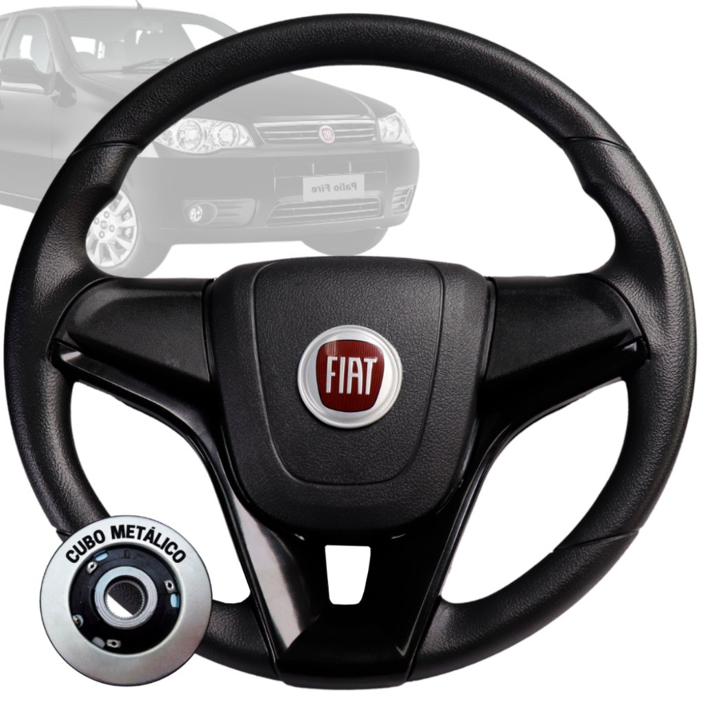 Volante Esportivo cruze preto logo fiat vermelho para Mile Fire Palio Marea Brava Strada Punto Stilo Volante Esportivo cruze preto logo fiat vermelho para Mile Fire Palio Marea Brava Strada Punto Stilo
