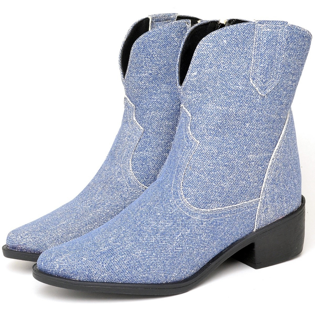Bota Country Dubuy Feminina Western Jeans 1701FG Bota Country Dubuy Feminina Western Jeans 1701FG