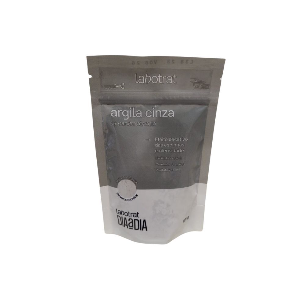 Argila Labotrat Cinza Carvão Ativado 100gr Argila Labotrat Cinza Carvão Ativado 100gr