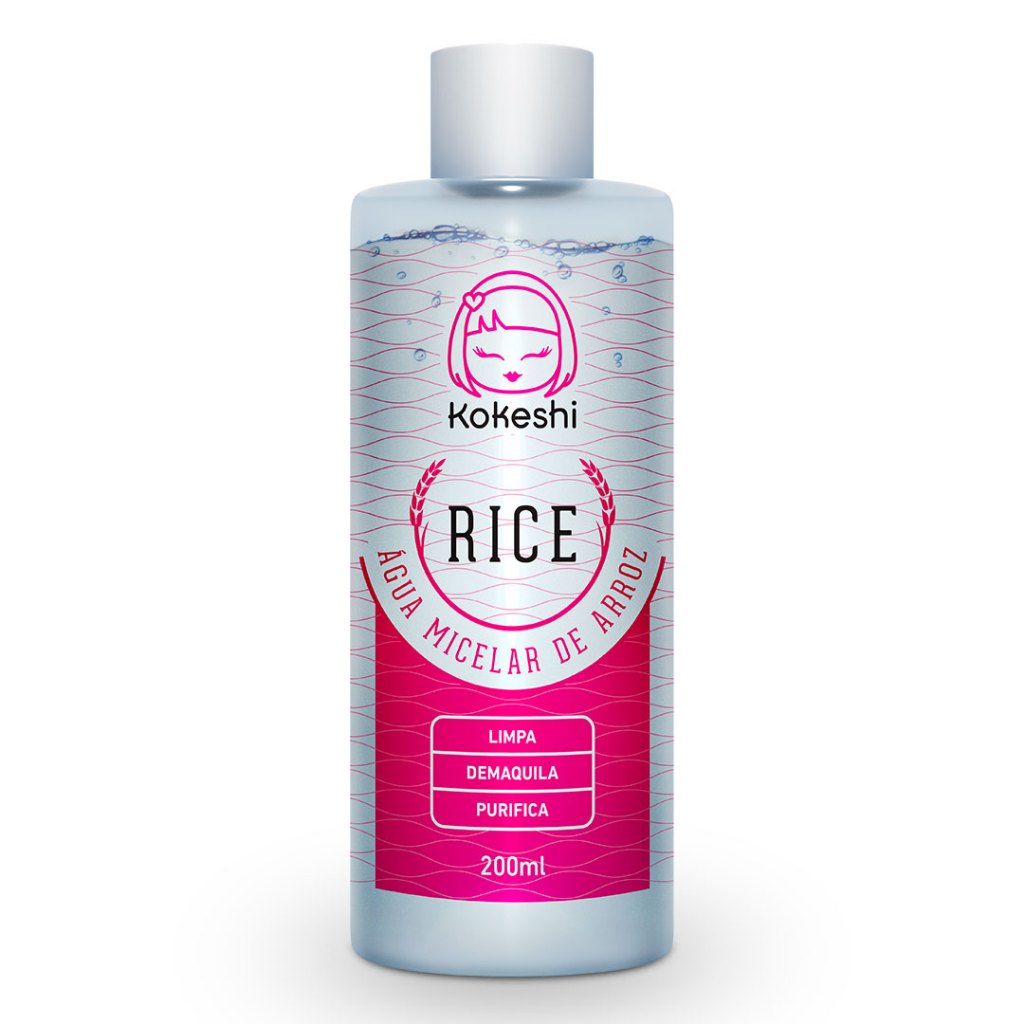 Rice Água Micelar de Arroz Kokeshi Hidrata Limpa e Demaquila 200ml Rice Água Micelar de Arroz Kokeshi Hidrata Limpa e Demaquila 200ml