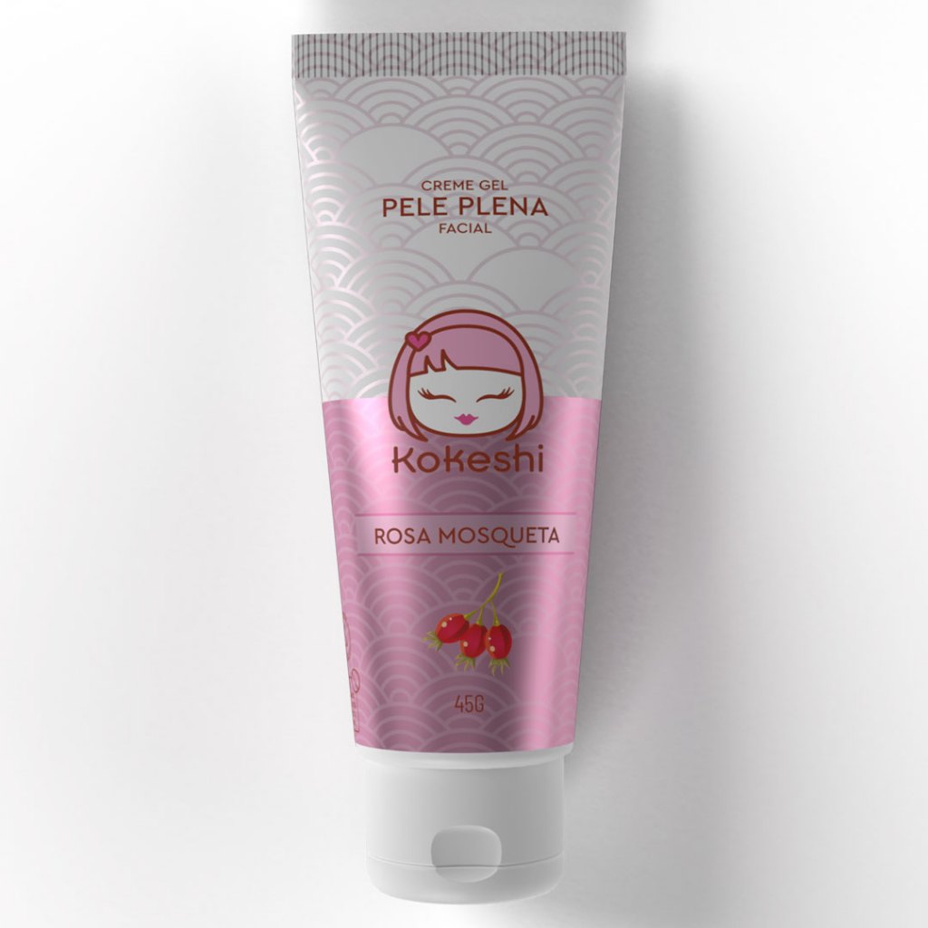 Creme Gel Facial Pele Plena Kokeshi Antienvelhecimento 45g Creme Gel Facial Pele Plena Kokeshi Antienvelhecimento 45g
