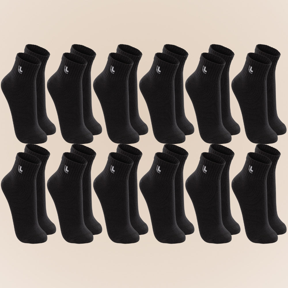 Kit Com 12 Pares Meias Unissex Lupo Sport Esportiva Cano Curto Plus Size Até O 48 Kit Com 12 Pares Meias Unissex Lupo Sport Esportiva Cano Curto Plus Size Até O 48