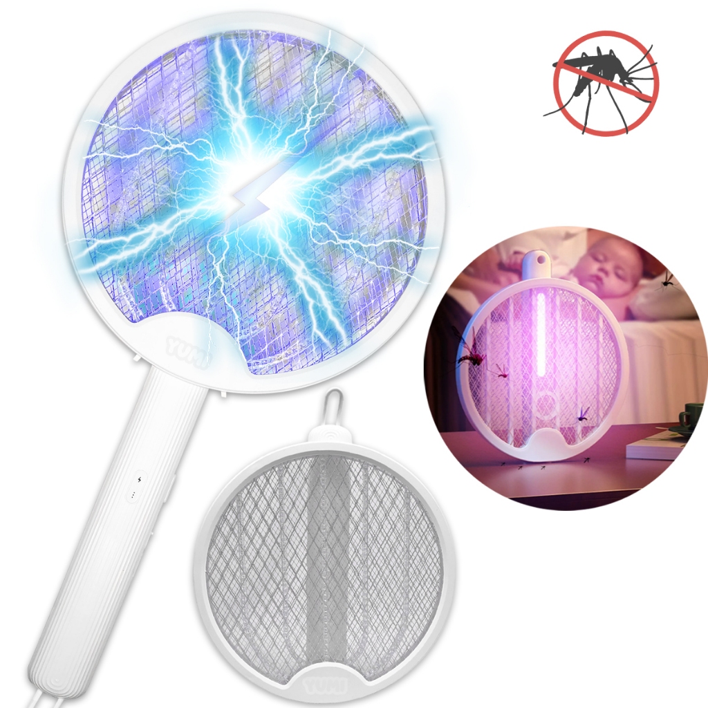 Raquete Eletrica Mata Insetos Recarregavel Mosca Pernilongos Bi Volt USB Dobrável Raquete Eletrica Mata Insetos Recarregavel Mosca Pernilongos Bi Volt USB Dobrável