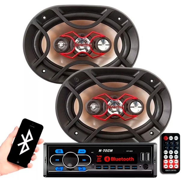 Kit Mp3 Player Bluetooth Usb Sd+ Par Auto Falante 6×9 Bravox Kit Mp3 Player Bluetooth Usb Sd+ Par Auto Falante 6×9 Bravox