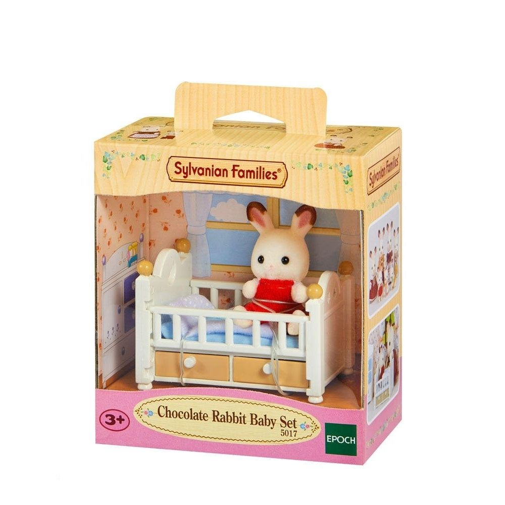 Sylvanian Families Bebê Coelho Chocolate E Cama Epoch 5017 Sylvanian Families Bebê Coelho Chocolate E Cama Epoch 5017