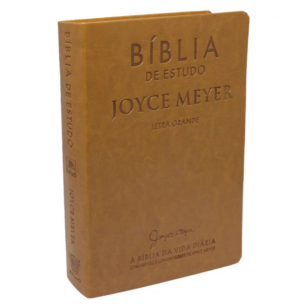 Bíblia De Estudo Joyce Meyer | NVI | Letra Grande | Luxo Mostarda Bíblia De Estudo Joyce Meyer | NVI | Letra Grande | Luxo Mostarda