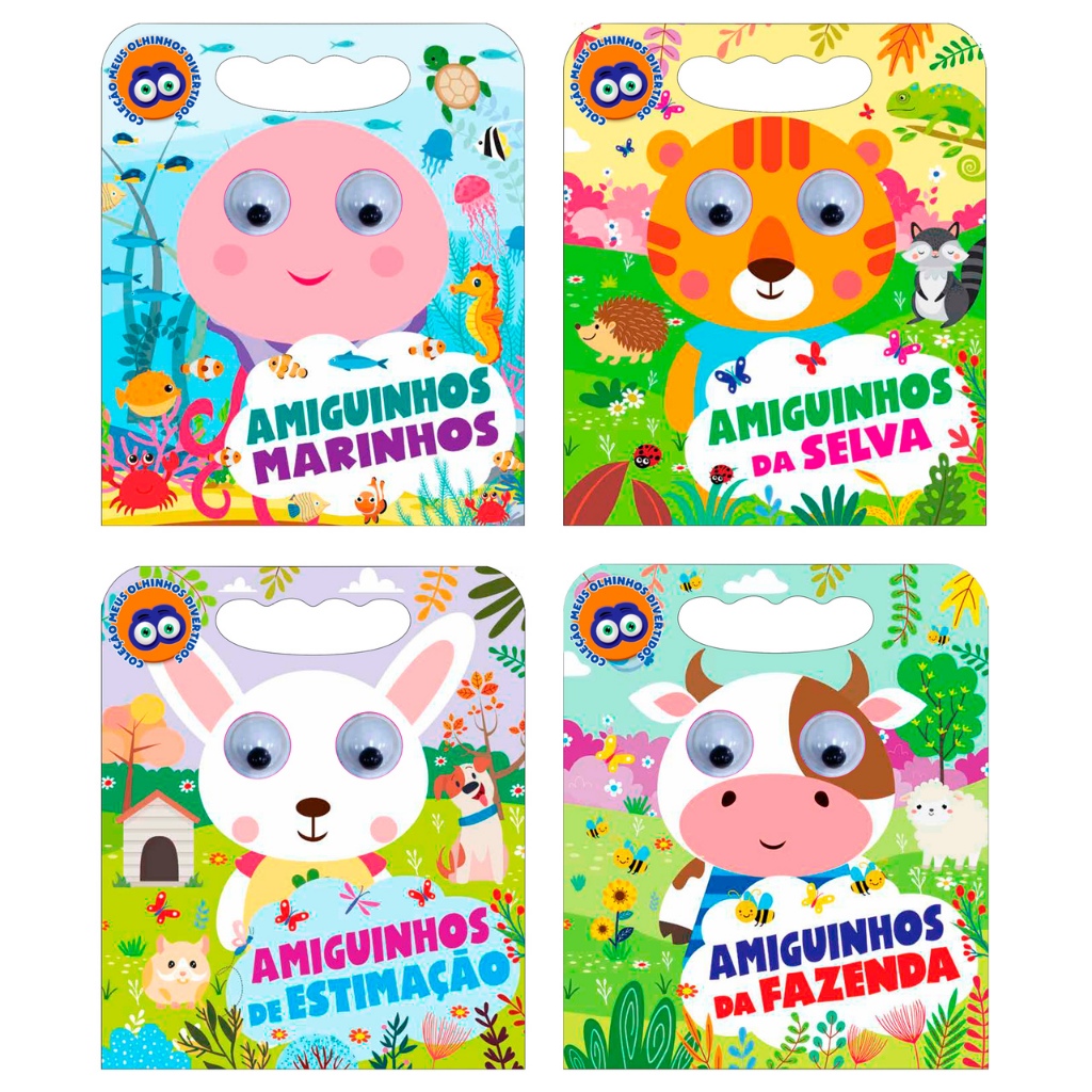 Coleção Meus Olhinhos Divertidos – Kit com 4 Livrinhos Coleção Meus Olhinhos Divertidos – Kit com 4 Livrinhos