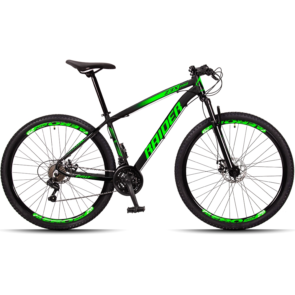Bicicleta Aro 29 Raider Z4X 24 Vel Câmbio Traseiro Shimano Freio a Disco Bike MTB Alumínio Bicicleta Aro 29 Raider Z4X 24 Vel Câmbio Traseiro Shimano Freio a Disco Bike MTB Alumínio