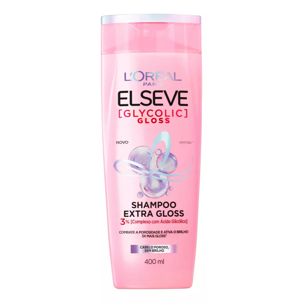 Shampoo L’Oréal Paris Elseve Glycolic Gloss 400ml Shampoo L’Oréal Paris Elseve Glycolic Gloss 400ml