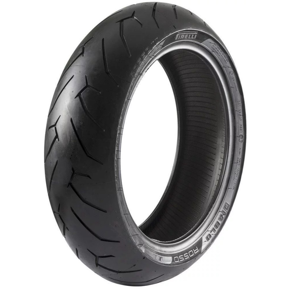 Pneu Traseiro Cb 650 F Mt-07 180/55r17 Zr 73w Diablo Rosso Ii Pirelli Original Pneu Traseiro Cb 650 F Mt-07 180/55r17 Zr 73w Diablo Rosso Ii Pirelli Original