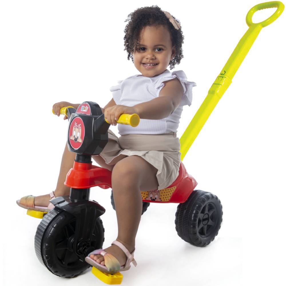 Triciclo Menina 2 a 5 Anos – Até 25kg – Haste de Empurrar +Pedais – Inmetro / Motoca Velotrol Triciclo Menina 2 a 5 Anos – Até 25kg – Haste de Empurrar +Pedais – Inmetro / Motoca Velotrol