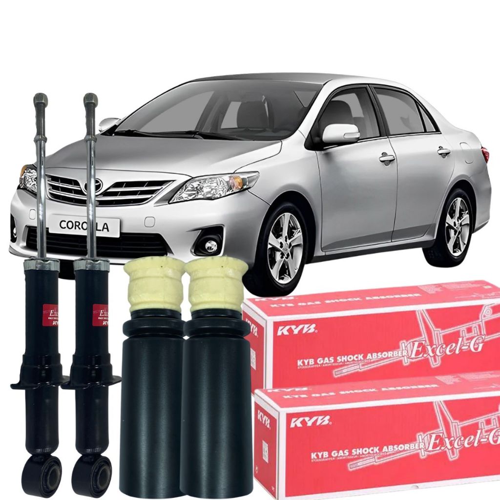 Kit Amortecedor Traseiro Batente Coifa Corolla 2009 Á 2013