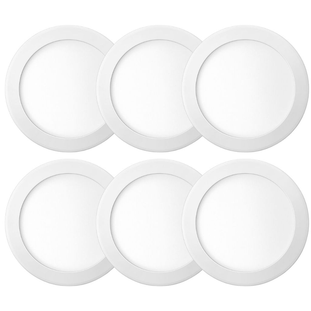 Kit 6 Painel Plafon Embutir Redondo Led 24w Bivolt ELGIN Kit 6 Painel Plafon Embutir Redondo Led 24w Bivolt ELGIN