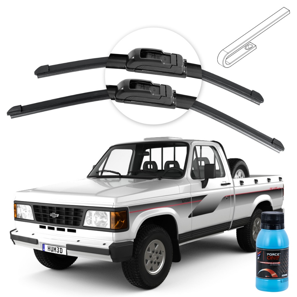 Palheta Limpador de Parabrisa Chevrolet D-20 ano 85 a 97 Universal Palheta Limpador de Parabrisa Chevrolet D-20 ano 85 a 97 Universal