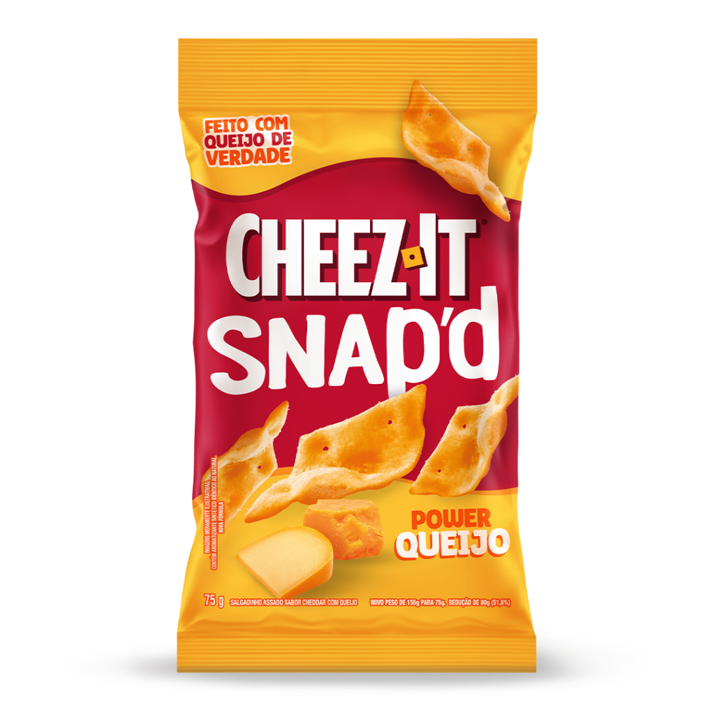 Salgadinho De Queijo Cheez-It® Snap’D Power Queijo 75G Salgadinho De Queijo Cheez-It® Snap’D Power Queijo 75G