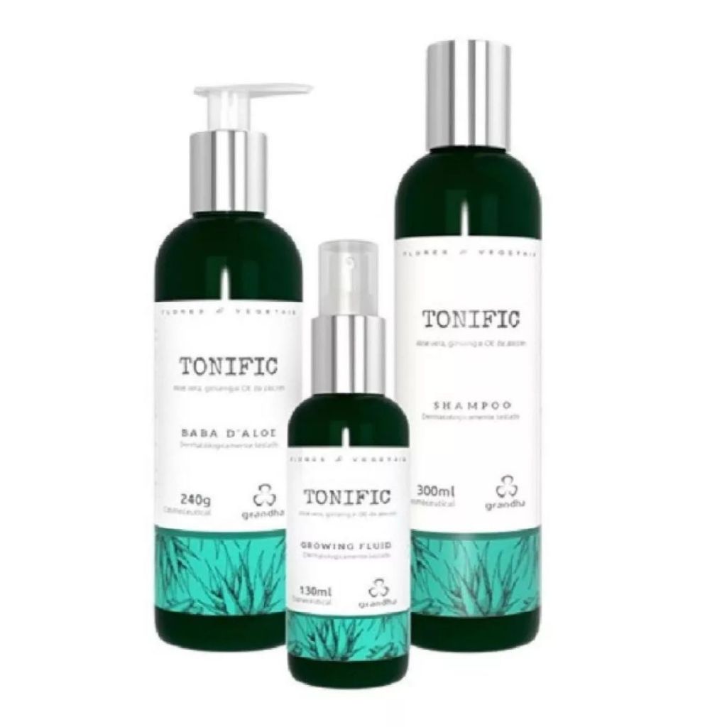 Grandha Kit Tonific Shampoo Condicionador Tônico Aloe Vera Ginsang Grandha Kit Tonific Shampoo Condicionador Tônico Aloe Vera Ginsang